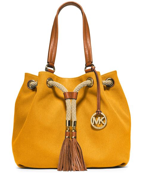 michael kors marina tote yellow|Michael Kors Tote bag.